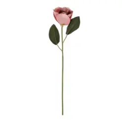 Alternative view of GloboStar® Artificial Garden PINK MAGNOLIA 21426 Τεχνητό Διακοσμητικό Κλαδί Ροζ Μανόλια Μ16 x Π10 x Υ82cm