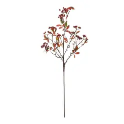 Alternative view of GloboStar® Artificial Garden BROWN BERRIES FRUIT BRANCH 21444 Τεχνητό Διακοσμητικό Κλαδί Κάφε Γκί Y94cm