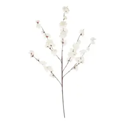 Alternative view of GloboStar® Artificial Garden WHITE GUAXIA FLOWER BRANCH 21456 Τεχνητό Διακοσμητικό Κλαδί Λευκή Γκουάβα Y100cm