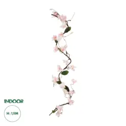 GloboStar® Artificial Garden MAGNOLIA FLOWER VINE 21469 Τεχνητό Διακοσμητικό Κλαδί Μανόλιας Y180cm