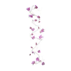 Alternative view of GloboStar® Artificial Garden MAGNOLIA FLOWER VINE 21471 Τεχνητό Διακοσμητικό Φυτό Λευκή & Ροζ Μανόλια Μ20 x Π20 x Υ300cm