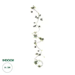 GloboStar® Artificial Garden MANGOLIA FLOWER VINE 21470 Τεχνητό Διακοσμητικό Κλαδί Μανόλιας  Y300cm