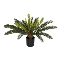 Alternative view of GloboStar® Artificial Garden CYCAS 21474 Τεχνητό Διακοσμητικό Φυτό Κύκας Υ42cm