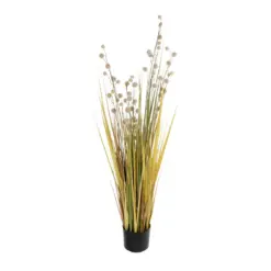 Alternative view of GloboStar® Artificial Garden CRASPEDIA GRASS 21479 Τεχνητό Διακοσμητικό Φυτό Κρασπέδια  Υ120cm