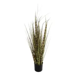 Alternative view of GloboStar® Artificial Garden ZEBRA GRASS 21482 Τεχνητό Διακοσμητικό Φυτό Ζέμπρα  Υ85cm