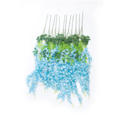 Alternative view of GloboStar® Artificial Garden BLUE WISTERIA FLOWER BRANCH 21515 Σετ 12 Τεχνητά Διακοσμητικά κλαδιά Βιστέριας Μπλέ Φ45 x Υ120cm