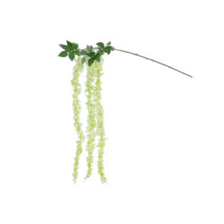 Alternative view of GloboStar® Artificial Garden GREEN WISTERIA FLOWER BRANCH 21520 Τεχνητό Διακοσμητικό κλαδί Βιστέρια Πράσινο Φ45 x Υ164cm