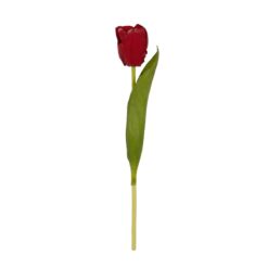 Alternative view of GloboStar® Artificial Garden RED TULIP BRANCH 21203 Τεχνητό Διακοσμητικό Κλαδί Κόκκινη Τουλίπα Y37cm