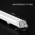 V‑TAC TK‑Series LED Waterproof 36W 2160lm 4000K 120cm IP65 6yrs Wty – V-TAC 233876VT