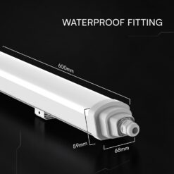 V‑TAC TK‑Series LED Waterproof 18W 2160lm 4000K 60cm IP65 6yrs Wty – V-TAC 233916VT