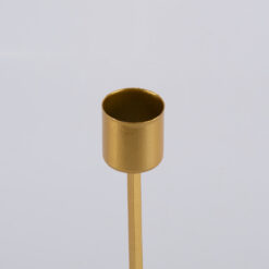 Alternative view of GloboStar® EVELYN 35107 Κηροπήγιο Μεταλλικό Χρυσό Φ9.5 x Υ23.5cm