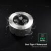 6W LED Χωνευτό Φωτιστικό Δαπέδου 4000K Ασημί IP67 V-TAC 24220VT