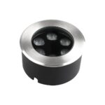6W LED Χωνευτό Φωτιστικό Δαπέδου 4000K Ασημί IP67 V-TAC 24220VT