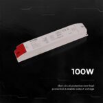 V‑TAC 24251VT Τροφοδοτικό LED Πλαστικό 100W 24V 4.17A Λευκό IP44 300×41×30