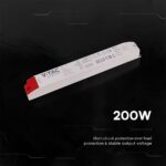 V‑TAC 24252VT 200W Τροφοδοτικό LED Πλαστικό 24V 8.3A Λευκό IP44 320×41×30 24252VT