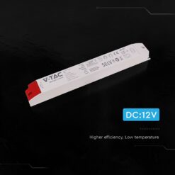 V‑TAC 24271VT Τροφοδοτικό LED Πλαστικό 200W 12V 16.5A Λευκό IP44 320×41×30