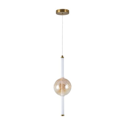 24284-p1 V-TAC 24284VT Κρεμαστό LED Φωτιστικό 8W 1100 lm 3000K Μελί+Λευκό – 150×1870 mm