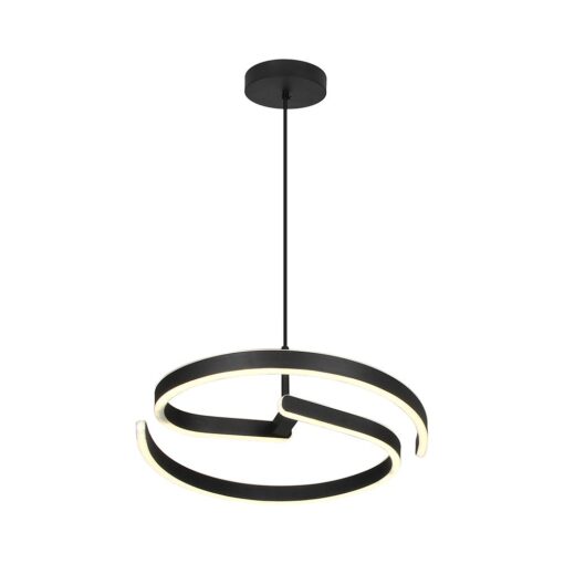V-TAC 24289VT Κρεμαστό LED Φωτιστικό 25W 3250lm 4000K Μαύρο Ματ – 400×60 mm