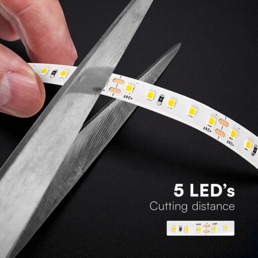 LED Ταινία 8W 800lm 4000K 2835 120LED/m 24V Ultra Long 20m – V-TAC 24321VT