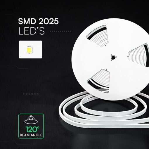 V‑TAC 24330VT LED Neon Ταινία 9W 755lm 4000K IP65 24V – (10m Ρολό)