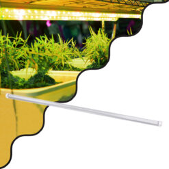 Alternative view of GloboStar® 85964 Linear Grow Light Hydro Spectrum LED Γραμμικό Φωτιστικό Ανάπτυξης Φυτών Υδροπονικού Θερμοκηπίου 120cm SMD 2835 80W 160° AC230V IP54 Εσωτερικού Χώρου για Κάλυψη Επιφάνειας 1.2m x 1.2m