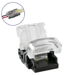 Alternative view of GLOBOSTAR® STRIPCON 70720 Ταχυσύνδεσμος για Μονόχρωμη Ταινία LED 10mm σε 2 Καλώδια Αδιάβροχο IP65 - Διάφανο - Μ1.5 x Π2.4 x Υ0.8cm