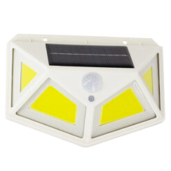 Alternative view of GLOBOSTAR® NOVAQ 71497 Προβολέας με Ανιχνευτή PIR / Αισθητήρα Κίνησης LED 10W 500lm 180° DC 5V με Φωτοβολταϊκό Panel 5V 0.3W & Επαναφορτιζόμενη Μπαταρία Li-ion 3.2V 1200mAh Αδιάβροχο IP65 Ψυχρό Λευκό 6000K - Sanan COB Chip - Λευκό - Μ13.6 x Π5.2 x Υ9.9cm - 2 Χρόνια Εγγύηση