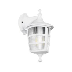 Alternative view of GLOBOSTAR® ZARDIN 203-0239 Vintage Φωτιστικό Τοίχου - Απλίκα με Ντουί 1 x E27 AC 220-240V IP44 - Λευκό - Μ17 x Π22 x Υ30cm