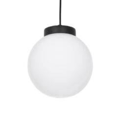 Alternative view of GLOBOSTAR® AGROS 61591 Μοντέρνο Κρεμαστό Φωτιστικό Οροφής με Ντουί 1 x E27 AC 220-240V IP65 - Λευκό & Μάυρο - Μ20 x Π20 x Υ22cm