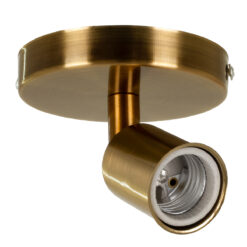 Alternative view of GLOBOSTAR® SARA 00846 Μοντέρνο Φωτιστικό Οροφής με Ντουί 1 x E27 AC 220-240V IP20 - Μπρούτζινο - Μ10 x Π10 x Υ10.3cm