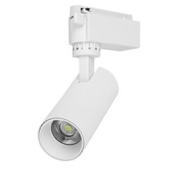 Alternative view of Globostar S-40010 Μονοφασικό Bridgelux COB LED Λευκό Φωτιστικό Σποτ Ράγας 10W 230V 1300lm 30° Ψυχρό Λευκό 6000k