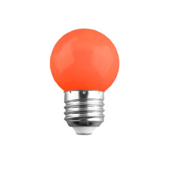 Alternative view of GloboStar® S-40008 Λάμπα LED E27 G45 Γλομπάκι 2W 120lm 260° AC 220-240V IP20 Φ4.5 x Υ6.9cm Σκούρο Πορτοκαλί - 2 Χρόνια Εγγύηση