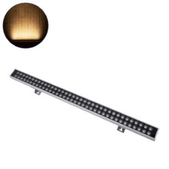 Alternative view of GLOBOSTAR® WASHERGAIA 90215 Μπάρα Φωτισμού Wall Washer LED 144W 15120lm 10° DC 24V Αδιάβροχο IP67 Θερμό Λευκό 2700K Dimmable - Bridgelux SMD Chip - Ασημί - Μ100 x Π7.3 x Υ4.3cm - 3 Χρόνια Εγγύηση