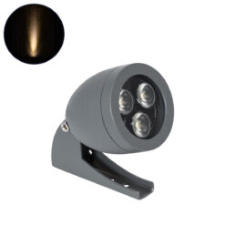 Alternative view of GLOBOSTAR® TREESPO 90465 Φωτιστικό Σποτ για Φυτά - Δέντρα LED 6W 660lm 15° DC 24V Αδιάβροχο IP65 Θερμό Λευκό 2700K Dimmable - Bridgelux SMD Chip - Γκρι Ανθρακί - Μ6.6 x Π9 x Υ12cm - 3 Χρόνια Εγγύηση