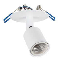 Alternative view of GLOBOSTAR® SARA 00848 Χωνευτό Φωτιστικό Οροφής με Ντουί 1 x E27 AC 220-240V IP20 - Λευκό - Μ8 x Π8 x Υ11cm / Q5.5cm
