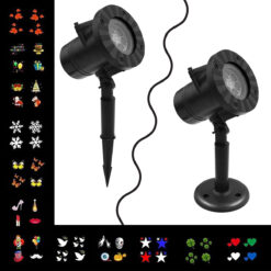 Alternative view of GloboStar® 75599 Προβολάκι Κήπου Καρφωτό - Δαπέδου Epistar LED 6W 300lm 60° AC 230V Αδιάβροχο IP44 RGB με 12 Διαφορετικά Σχέδια Φωτισμού
