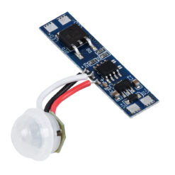 Alternative view of GLOBOSTAR® SENSORA 70692 Ανιχνευτής PIR / Αισθητήρας Κίνησης Ειδικός για Προφίλ Αλουμινίου 180° DC 5-24V 8A 192W Max IP20 - Μ4.3 x Π1 x Υ1.5cm - 2 Χρόνια Εγγύηση