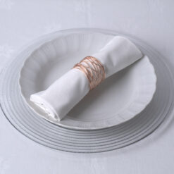 Alternative view of GloboStar® GOURMET 35002 Δαχτυλίδι Πετσέτας Μεταλλικό Χάλκινο Φ5 x Υ3.5cm