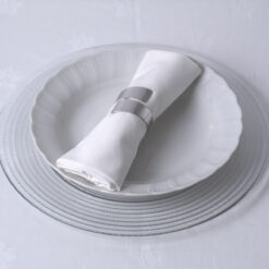 Alternative view of GLOBOSTAR® COUVERT 35009 Διακοσμητικό Δαχτυλίδι Πετσέτας - Ασημί - Μ5 x Π5 x Υ4.5cm