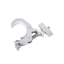 Alternative view of GLOBOSTAR® CLAMPS 51184 Stage Hook Γάντζος Αλουμινίου Ύψηλης Αντοχής για Κρέμαση, Στήριξη & Τοποθέτηση Προϊόντων Stage σε Τράσες Αδιάβροχο IP65 - Νίκελ Βούρτσας - Μ16 x Π12 x Υ2.5cm