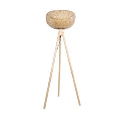 Alternative view of GLOBOSTAR® POPPY 01983 Boho Επιδαπέδιο Φωτιστικό με Ντουί 1 x E27 AC 220-240V IP20 - Μπεζ - Μ58 x Π58 x Υ143cm