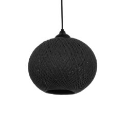 Alternative view of GLOBOSTAR® SOLEI 205-0006 Boho Κρεμαστό Φωτιστικό Οροφής με Ντουί 1 x E27 AC 220-240V IP20 - Μαύρο - M20 x Π20 x Υ25cm