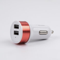 Alternative view of Globostar® S-90991 Ροζ Φορτιστής Αυτοκινήτου DC 12-24V με 2 Εξόδους USB DC 5V 1.0Α & 2.1A