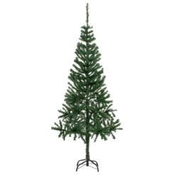 Alternative view of GloboStar® Crazy Christmas Χριστουγεννιάτικο Δέντρο SantaClaus Φ80 x Υ180εκ Πράσινο με Μεταλλική Βάση