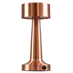 Alternative view of GloboStar® BELLA 76505 Επαναφορτιζόμενο Επιτραπέζιο Φωτιστικό Πορτατίφ LED 1.5W 105lm 120° DC 5V IP44 Θερμό Λευκό 2700K Dimmable Χάλκινο Αλουμίνιο - Μ9 x Π9 x Υ21cm - 2 Xρόνια Εγγύηση