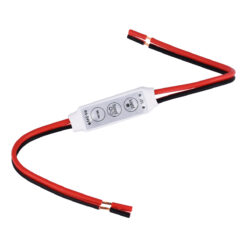 Alternative view of GLOBOSTAR® DIMMERANO 73307 Διακόπτης On/Off & Dimming με 1 x 6A 144W Κανάλι DC 12-24V 6A 144W Max IP20 - Λευκό - Μ30 x Π1.3 x Υ0.6cm - 2 Χρόνια Εγγύηση