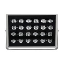 Alternative view of GLOBOSTAR® FLOODKENA 90765 Προβολέας Σποτ Wall Washer LED 40W 3400lm 120° AC 220-240V Αδιάβροχο IP67 Πολύχρωμο RGBW - Bridgelux SMD Chip - Γκρι Ανθρακί - Μ31 x Π10 x Υ17cm - 3 Χρόνια Εγγύηση