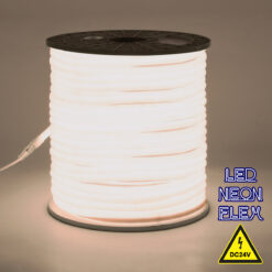 Alternative view of GLOBOSTAR® NEOTUBE 70581 Ταινία Neon Flex LED 12W/m 960lm/m 360° DC 24V Αδιάβροχο IP65 120 x SMD2835 Chip/m Φυσικό Λευκό 4500K Dimmable - Sanan SMD Chip - Μ100 x Π1.3 x Υ1.3cm - 3 Χρόνια Εγγύηση