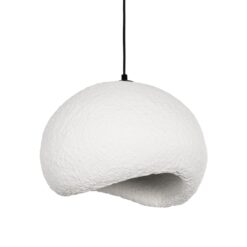 Alternative view of GLOBOSTAR® STONE 204-0176 Μοντέρνο Κρεμαστό Φωτιστικό Οροφής με Ντουί 1 x E27 AC 220-240V IP20 - Λευκό - Μ31.5 x Π35 x Υ26cm