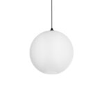 GLOBOSTAR® GABIA 206-0002 Μοντέρνο Κρεμαστό Φωτιστικό Οροφής με Ντουί 1 x E27 AC 220-240V IP20 – Λευκό – Μ40 x Π40 x Υ42cm
